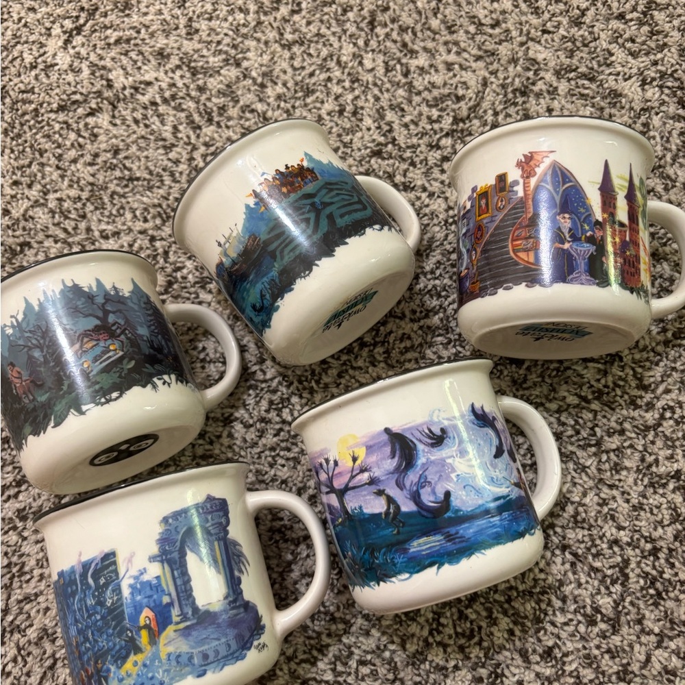 Owlcrate Cara Kozik Harry Potter Mugs